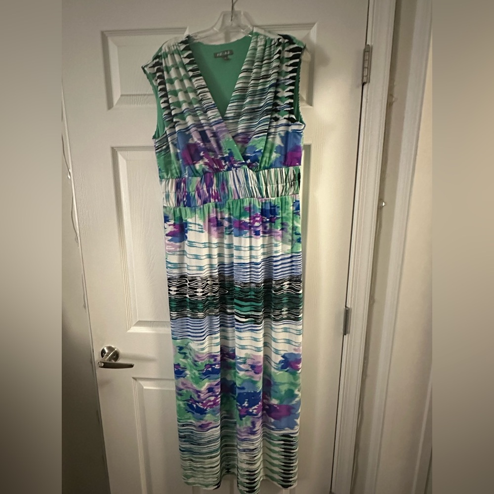 Roz & Ali Multicolor Maxi Dress